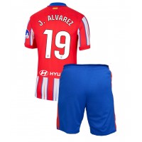 Dres Atletico Madrid Julian Alvarez #19 Domaci za djecu 2024-25 Kratak Rukav (+ kratke hlače)